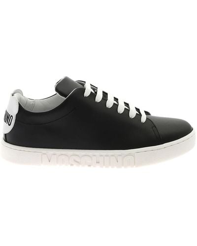Moschino Teddy Patch Trainers - Black