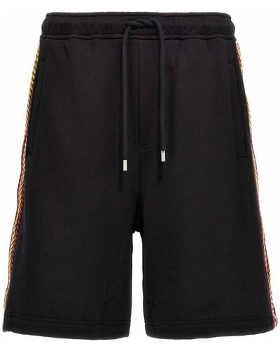 Lanvin Side Curb Bermuda Shorts - Black