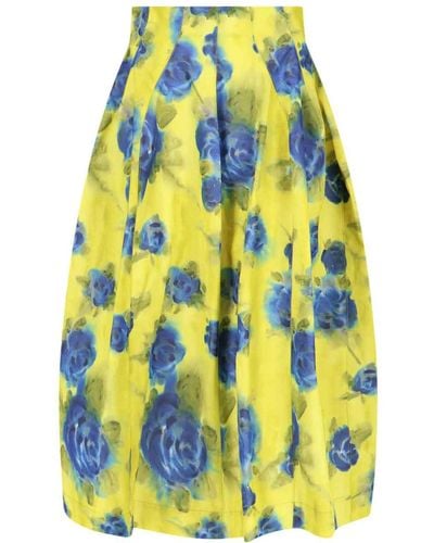 Marni Print Skirt - Blue