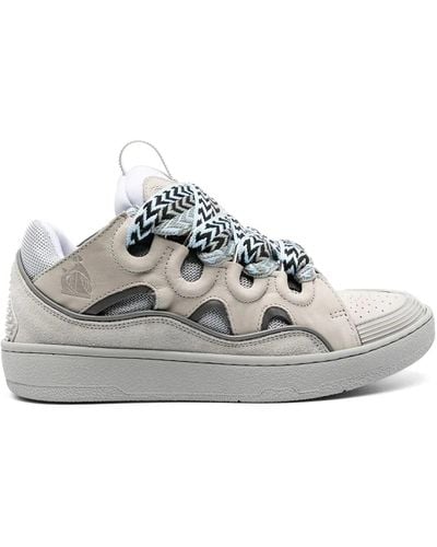 Lanvin Curb Sneakers - White
