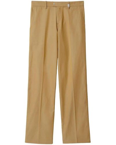 Burberry Chino Trousers - Natural