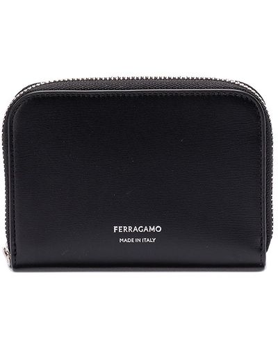 Ferragamo Classic Credit Card Case - Black
