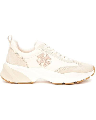 Tory Burch Multifabric Trainers - Natural