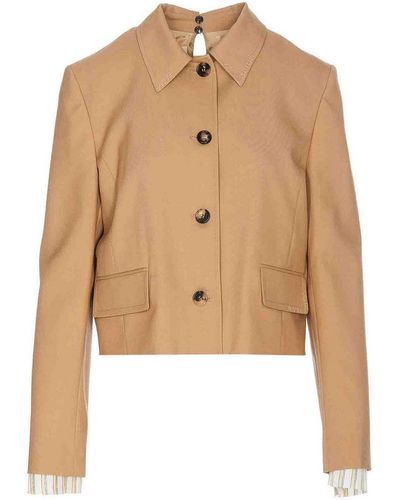 Marni Jacket Frontal Buttons - Natural