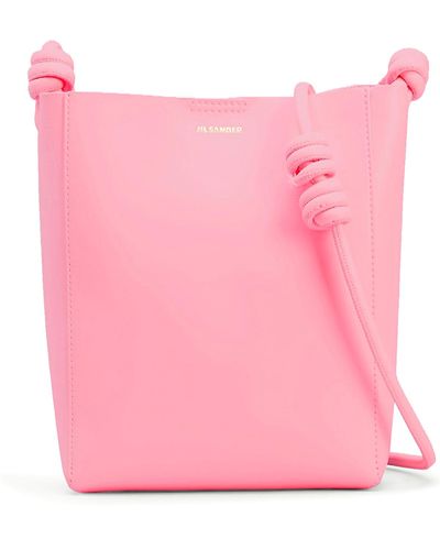 Jil Sander Logo Print Bag - Pink