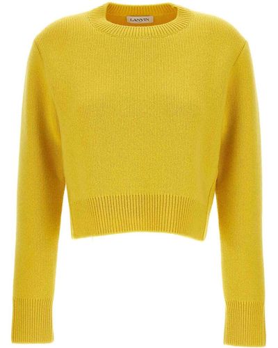 Lanvin Cashmere Wool Jumper - Yellow