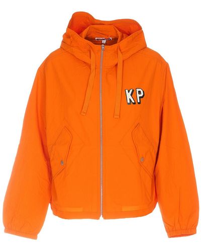 KENZO Zipped Hoodie - Orange