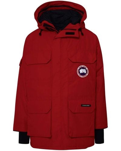 Canada Goose Parka Coat - Red