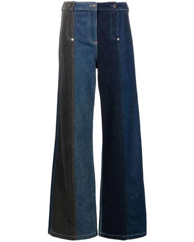 Moschino Wide Leg Denim - Blue