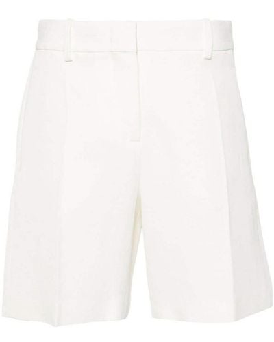 Ermanno Scervino Linen Blend Shorts - White