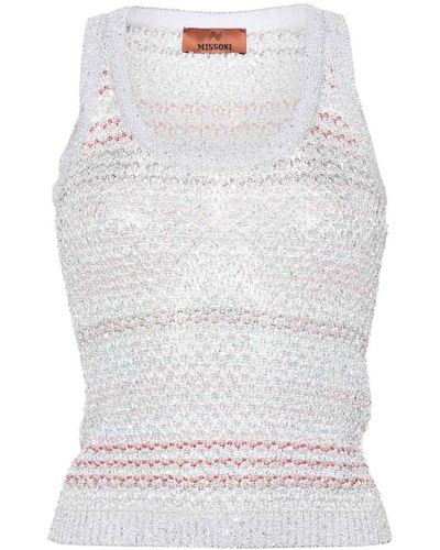 Missoni Crochet Top - White