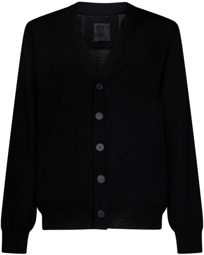 Givenchy Wool Knit Cardigan - Black