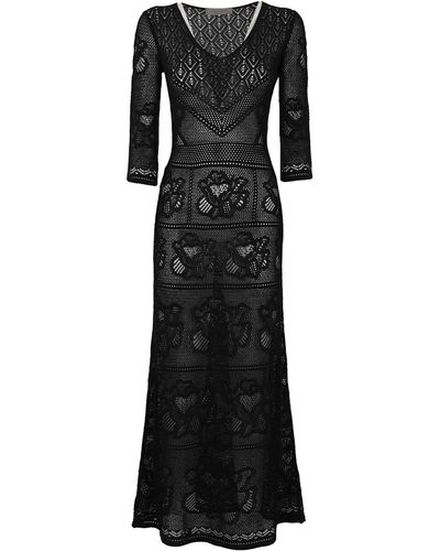 D. EXTERIOR Cotton Knit Dress - Black