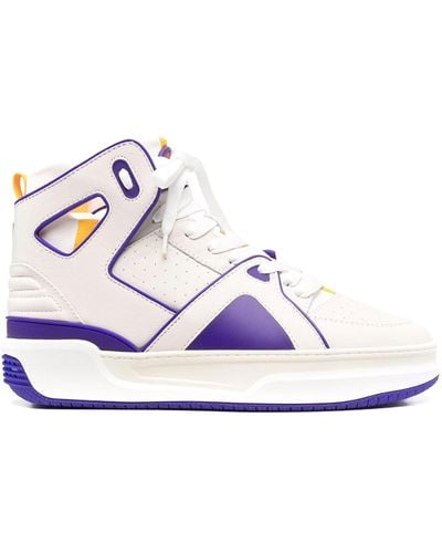 Just Don Courtside Hi Trainers - White