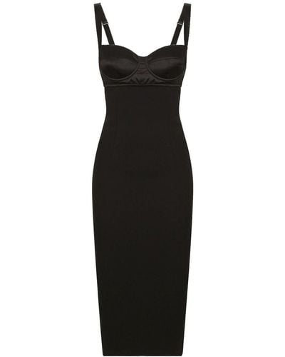 Dolce & Gabbana Midi Pencil Dress - Black