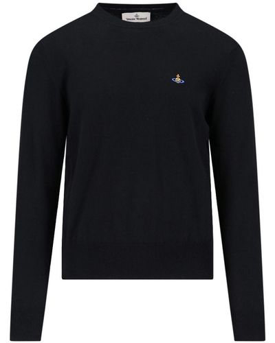 Vivienne Westwood Logo Sweater - Blue