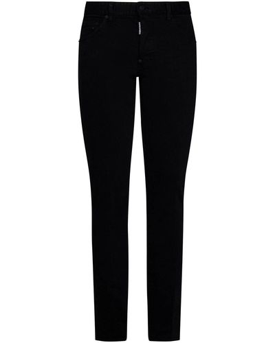 DSquared² Stretch Denim Slim-fit Jeans - Black