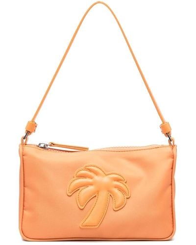 Palm Angels Palm Print Shoulder Bag - Orange