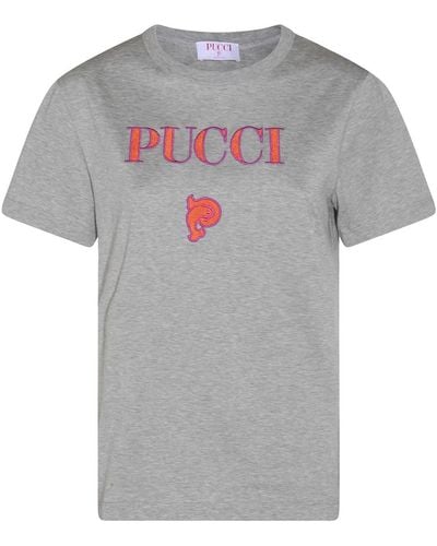 Emilio Pucci Cotton T-shirt - Grey