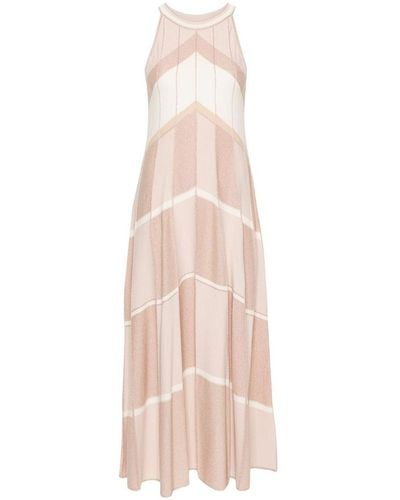 D. EXTERIOR Long Knitted Dress - Pink