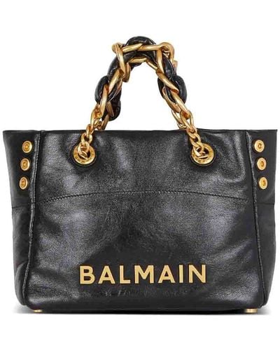 Balmain Shopper Bag - Black