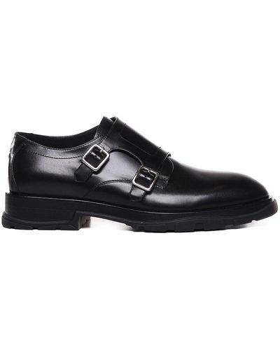 Alexander McQueen Classic Monk Shoes - Black