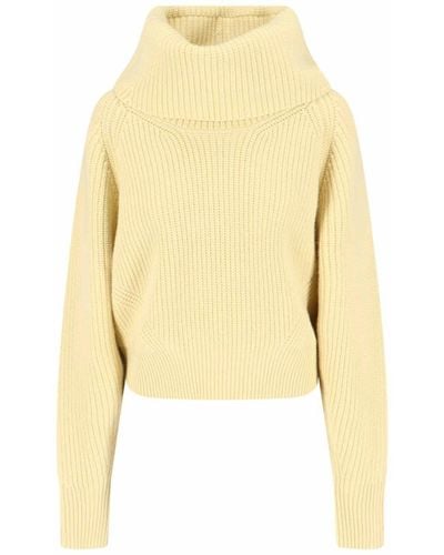 Sa Su Phi Crew Neck Sweater - Yellow