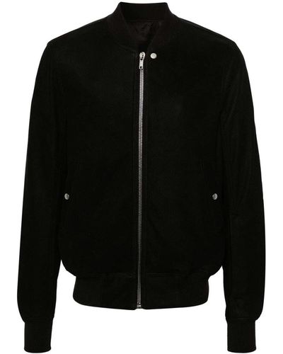 Rick Owens Classic Flight Leather Jacket - Black