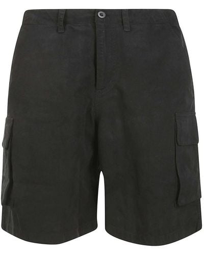 Our Legacy Cotton Bermuda Shorts - Black
