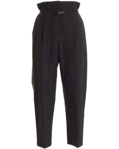 Brunello Cucinelli Belt Casual Trousers In - Black