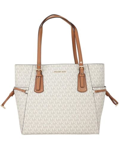 Michael Kors Voyager East-west Tote - Natural