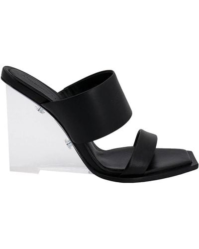 Alexander McQueen Leather Sandals - Black