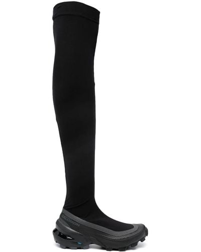 MM6 by Maison Martin Margiela Mm6 X Salomon Over-the-knee Boots - Black