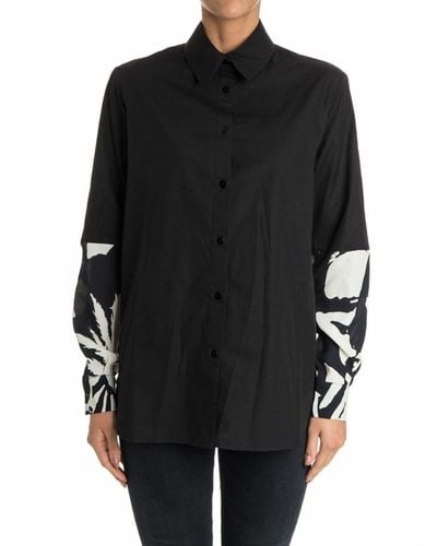 Fuzzi Cotton Shirt - Black