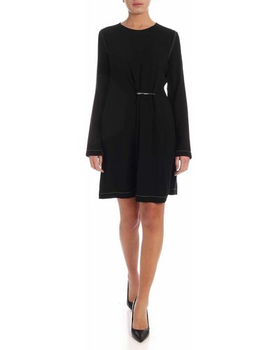 McQ Dress In With A Safety Pin - Black