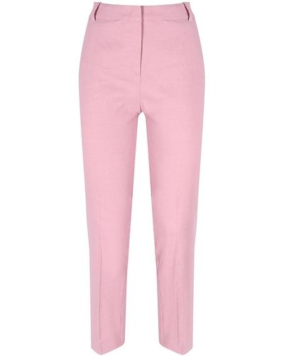 Pinko Cigarette-fit Trousers Cloth Stitch - Pink