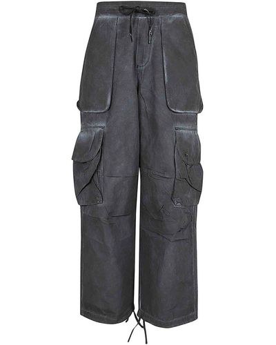 A PAPER KID Casual Trousers - Grey