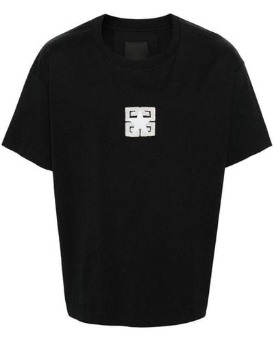 Givenchy Stars Boxy Fit T-shirt - Black