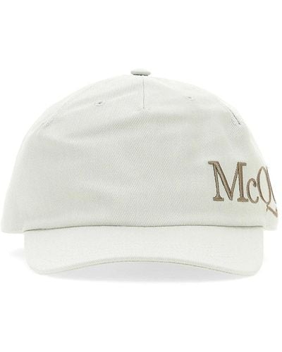 Alexander McQueen Baseball Cap - White