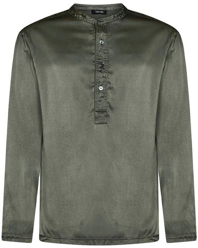 Tom Ford Henley Polo - Green