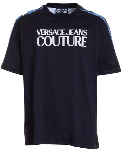 Versace Maxi Logo T-shirt - Blue