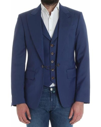 Vivienne Westwood Light Wool Jacket - Blue