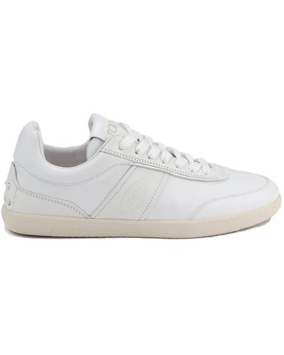 Tod's Leather Lace-up Trainers - White