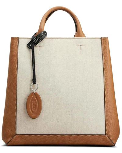 Tod's Small Leather Bag - Natural