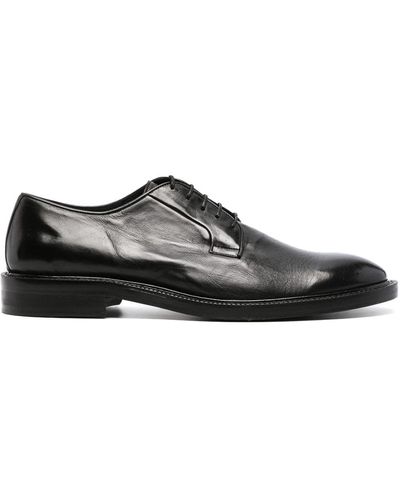 Paul Smith Lace-up Leather Derby Shoes - Black