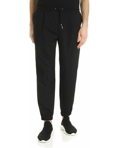 McQ Pleated Pants In - Black