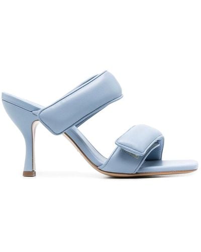 Gia Borghini Perni Leather Sandals - Blue