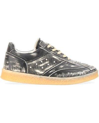 MM6 by Maison Martin Margiela Studded Sneakers - Gray