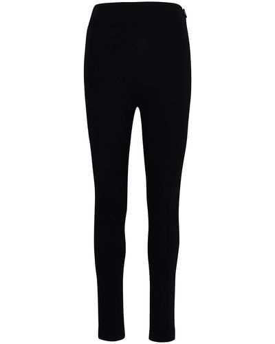 Moncler leggings In Misto Nylon Neri - Black