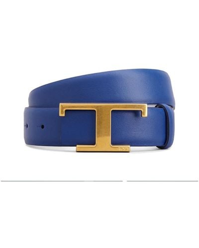 Tod's Leather Belt - Blue